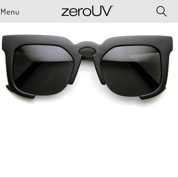 NEW AVANT GARDE BLACK MATTE SUNGLASSES SHADES - Picture 6 of 6